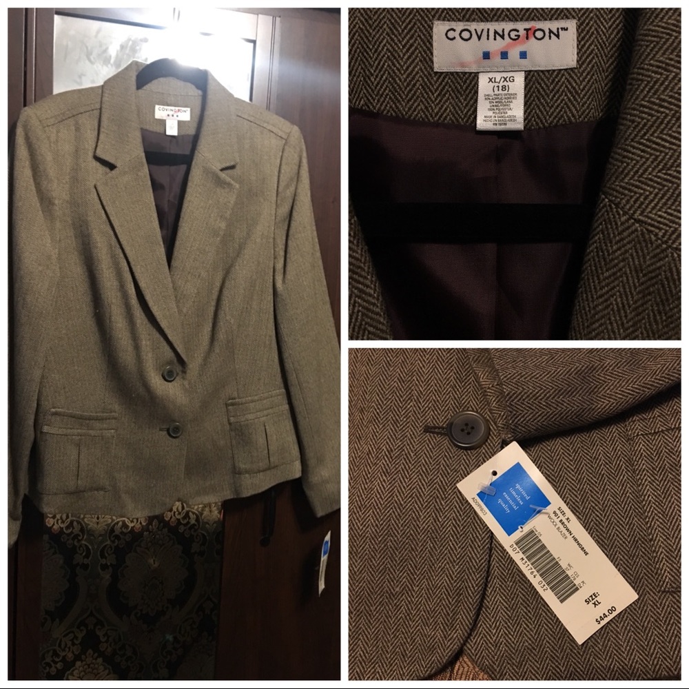 wool herringbone blazer